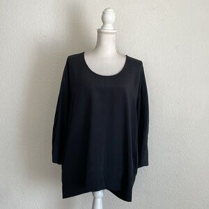 Vintage DKNY Silk Top with Pockets